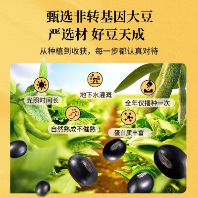 黑豆豆浆 500g/罐 黑豆打豆浆早餐粥 代餐粉冲饮即食图3