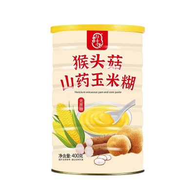猴头菇山药玉米糊 400g/罐 独立包装早餐代餐粉山药玉米糊批发图5