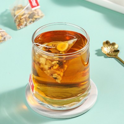 橘红雪梨罗汉果茶10包25包50包橘红罗汉果清润茶三角包一 件代发图3