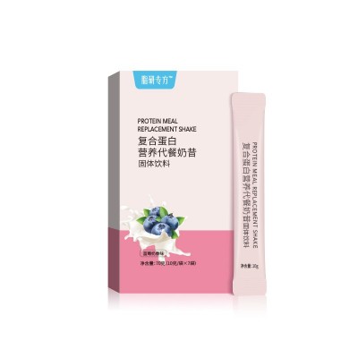【脂研专方】代餐奶昔蓝莓奇亚籽魔芋乳清蛋白营养代餐粉一件代发图5