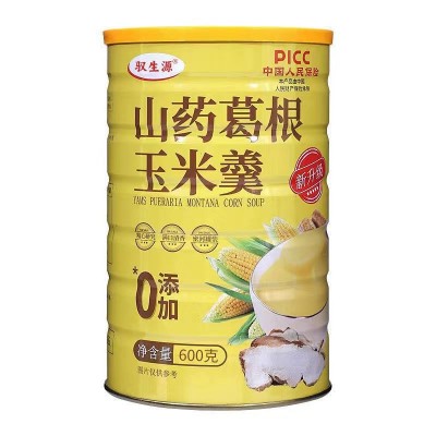 山药葛根玉米羹 600克玉米糊源头厂家山药玉米糊代餐粉一件代发图5