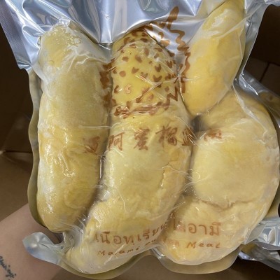 冷冻榴莲肉带核烤榴莲两用餐饮自助餐食材批发长柄干尧