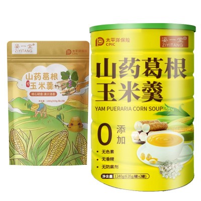 姿一堂山药葛根玉米羹营养代餐速溶淮山玉米糊早餐粉五谷即食早餐图5