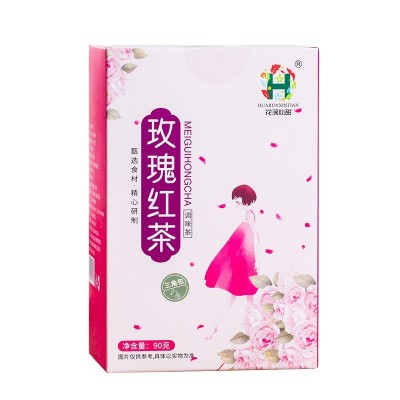 玫瑰红茶女人茶盒装袋泡茶三角包玫瑰花干组合茶包秋季花果茶图5