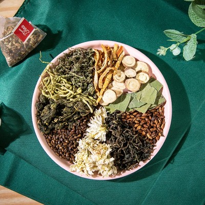 草本三清茶金银花桑叶蒲公英组合代用养生茶三角包袋泡茶图2
