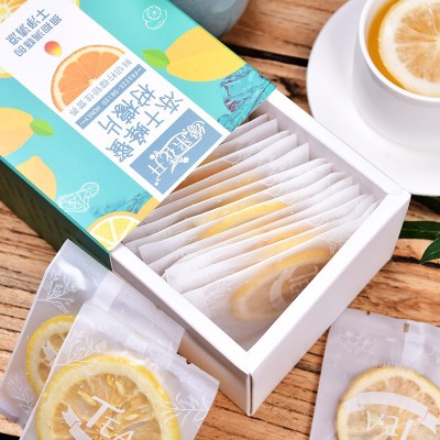 冻干柠檬片独立包装 花茶水果茶VC柠檬茶 袋泡茶网红手工茶代发图3