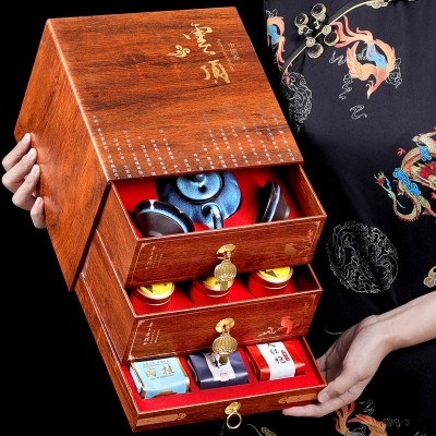 金骏眉红茶茶叶礼盒装肉桂大红袍礼品送礼高档伴手礼企业一件代发图3