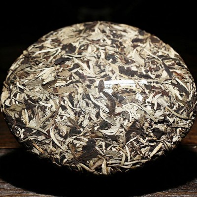 云南白茶 普洱景谷大白茶月光白生茶月光美人早春茶 357g七子饼茶图2