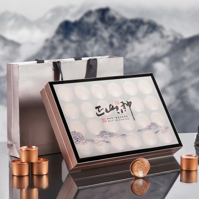小泡罐装大红袍茶叶礼盒装武夷岩茶大红袍茶叶乌龙茶礼盒批发