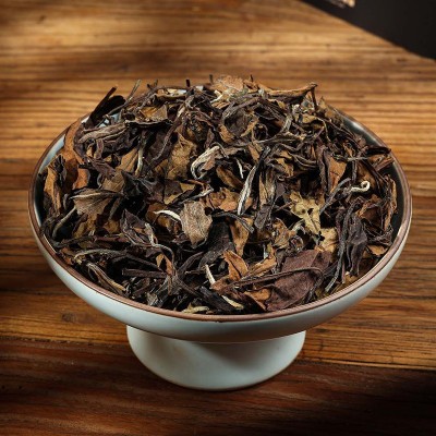 福鼎白茶陈韵寿眉老白茶500g黑金礼盒装送礼甄选高端散茶图4