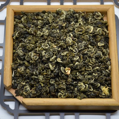 新茶横县茉莉花茶浓香型茉莉曲螺厂家散装茶叶雪花螺茉莉绿 茶批发图4