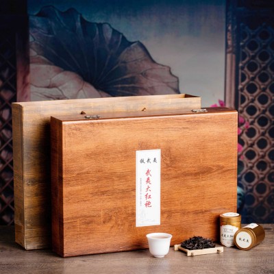 茶叶批发武夷山大红袍果香肉桂高档礼盒罐装250g茶叶 岩茶 乌龙茶图3