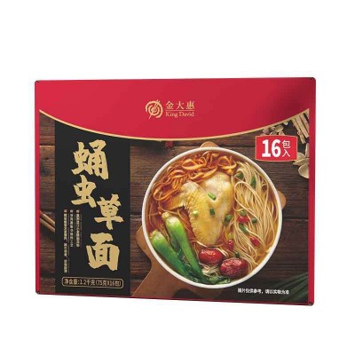 方便面泡面蛹虫草面独立包装非油炸面饼礼盒装带料包整箱批发一件图4