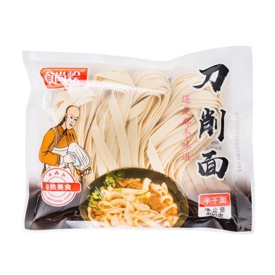 批发食尚烩半干鲜面刀削面鲜面条速食半干家庭装新鲜湿拉面面条图5