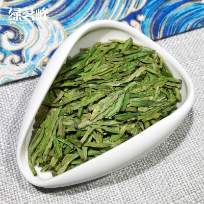 浙江高山龙井明前茶豆香黄绿版龙井43绿茶散装茶叶批发图3