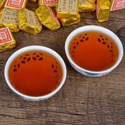 厂家批发 云南茶叶 普洱茶熟茶迷你小沱茶 小金砖醇香浓郁型图5