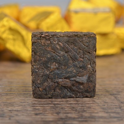 厂家批发 云南茶叶 普洱茶熟茶迷你小沱茶 小金砖醇香浓郁型图3