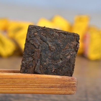 厂家批发 云南茶叶 普洱茶熟茶迷你小沱茶 小金砖醇香浓郁型图4