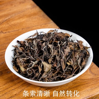 福鼎白茶磻溪高山老白茶寿眉散茶枣香礼盒装300g厂家批发图3