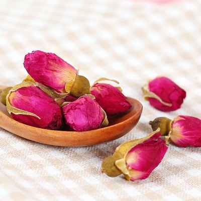 批发山东平阴玫瑰花茶 散装重瓣红玫瑰花瓣花冠王花草茶厂家图2