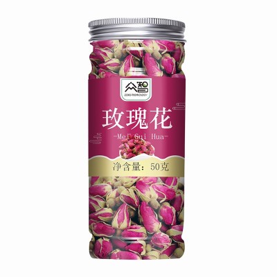 玫瑰花瓶装 罐装50克 花草茶代 批发 一件代发图5