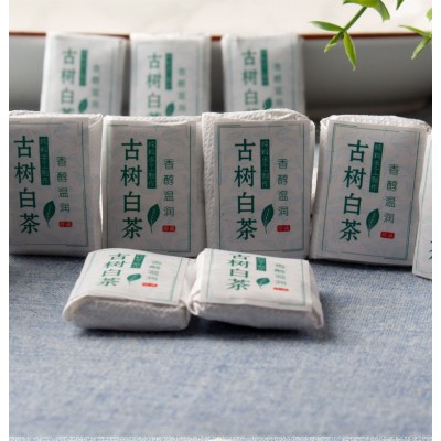 批发茶叶云南古树白茶月光白美人茶 小砖茶 清甜花果香高香高山茶