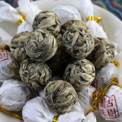 云南古树白茶龙珠批发 景谷白毫银针龙珠散装 单芽月光白 毫大白芽图2