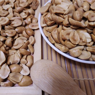 厂家直供烤熟磨酱米 麻汁花生酱花生奶熟花生瓣 批发原味熟花生米图3