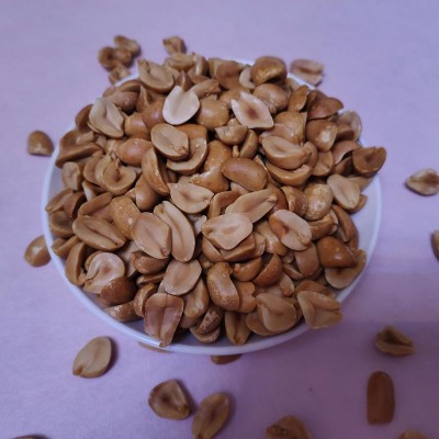 厂家直供烤熟磨酱米 麻汁花生酱花生奶熟花生瓣 批发原味熟花生米图2