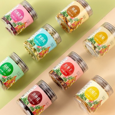 批发小瓶装玫瑰花柠檬片红枣片花茶任意组合搭配图2