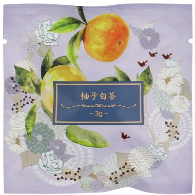 【散装20g/3g】柚子白茶高端水果茶送礼批发茶叶袋泡茶白茶花茶图5