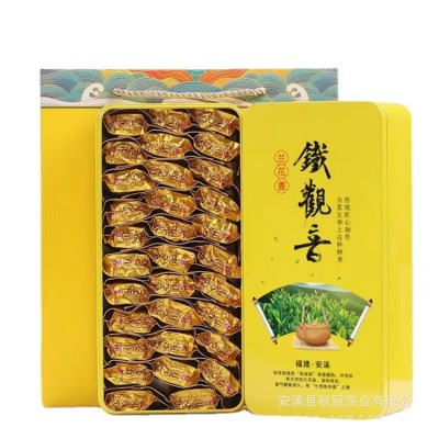福建厂家特级茶叶安溪铁观音清香型铁罐盒装礼鲜爽乌龙茶250克图3