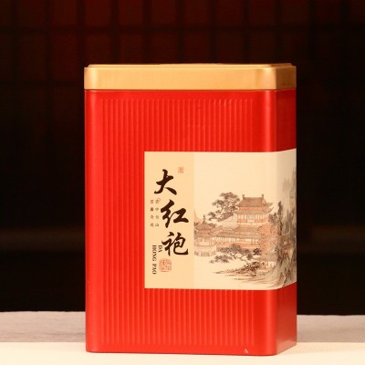 新茶肉桂大红袍茶叶浓香型武夷岩茶高山乌龙茶250g罐装礼盒装批发