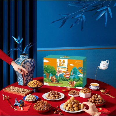 年货坚果礼盒零食大礼包开心果夏威夷果碧根果巴旦木团购批发送礼图4