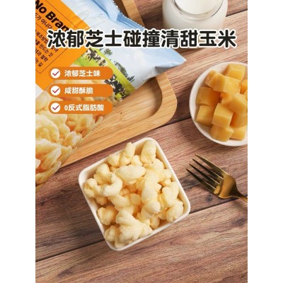 韩国进口nobrand芝士玉米条145g袋诺倍得冈古佐拉爆米花休闲零食图3