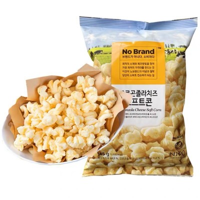 韩国进口nobrand芝士玉米条145g袋诺倍得冈古佐拉爆米花休闲零食图4