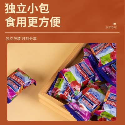 广式蜜饯伊犁蓝莓干10斤散装独立包装 酸甜蜜饯果脯休闲蓝莓李果图3