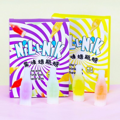 蜡瓶糖可食用饮料糖网红抖音同款韩国吃播食品果汁糖可乐汽水软糖图4