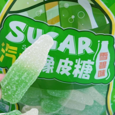 糖代佳味橡皮糖香蕉形雪碧味可乐味西瓜形鲨鱼形糖果休闲小零食图3