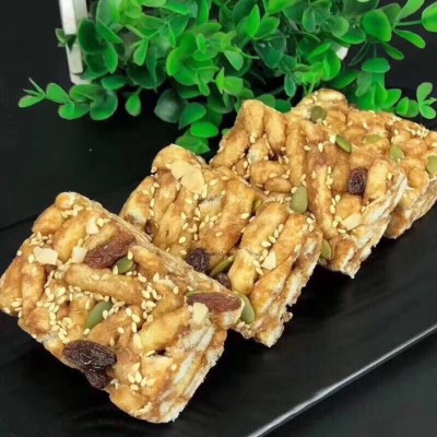 380克莫小希每日坚果沙琪玛6种果仁坚果搭配三个味道休闲小零食图3