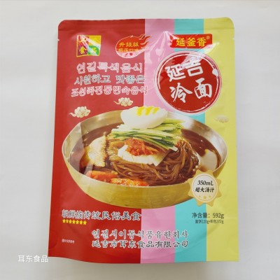 耳东照月鸟现压口味升级版荞麦冷面322克红色