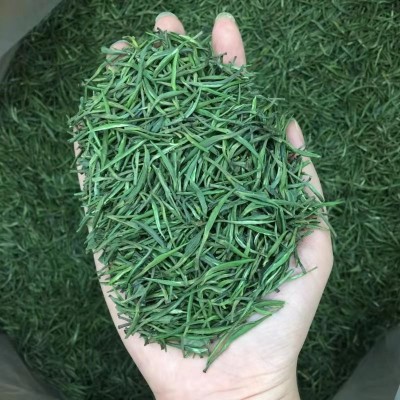 明前新绿茶直条毛尖浓香耐泡翠芽雀舌都匀白毛尖曲亳电商货源图5