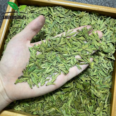 浙江龙井绿茶松阳2023新茶明前春茶浓香特级礼盒散装龙井茶叶批发图3