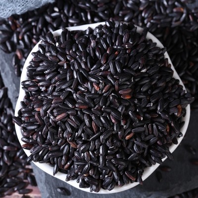 现货批发东北当季黑米 煮粥食品原料五谷杂粮粗粮 袋装50斤黑香米图4