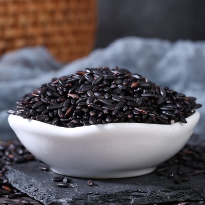 现货批发东北当季黑米 煮粥食品原料五谷杂粮粗粮 袋装50斤黑香米图5