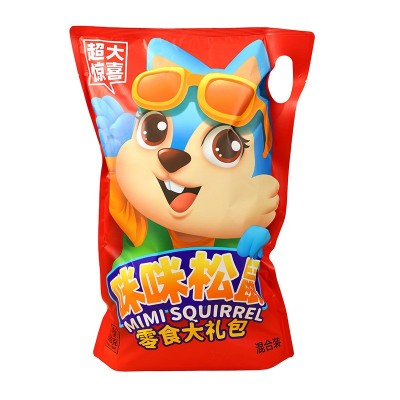 卡其乐零食大礼包588g麻花锅巴好吃随机