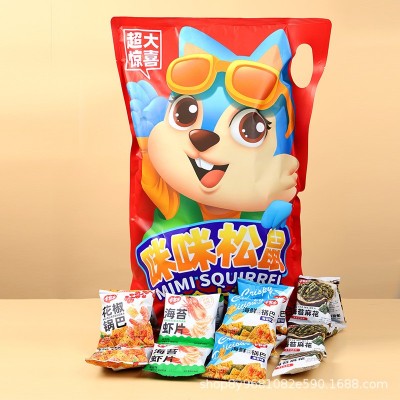 卡其乐零食大礼包588g麻花锅巴好吃随机图3