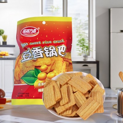 品味方圆豆香锅巴32g*200袋休闲零食囤货零食追剧锅巴办公室食品