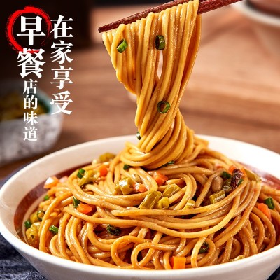 武汉热干面湖北特产碱水面干拌面挂面面条速食调料包170g批发代发图3