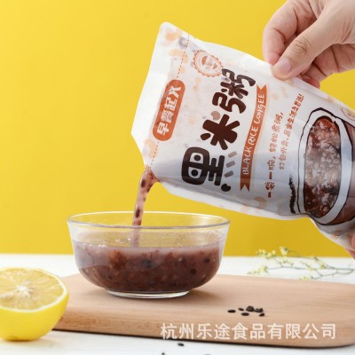 【批发】黑米粥预制菜预制粥早餐粥速食粥早餐起义袋装粥一袋一碗图2